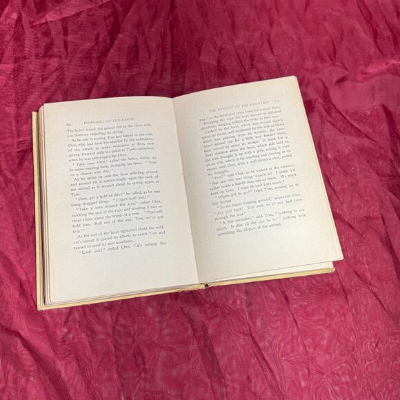 1905 Comrades on the Ranch Series for Boys by Ralph Victor Antique HC Patterton - Picture 2 of 11